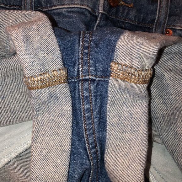 J. Crew 29 High-Rise Cuffed Blue Denim Shorts - Picture 14 of 14